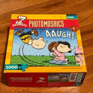 Peanuts Photomosaics 1000-Piece Puzzle - AAUGH!